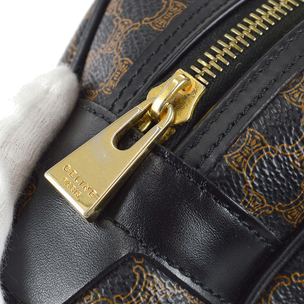 CELINE Macadam Handbag Black 180521 - Picture 4 of 10